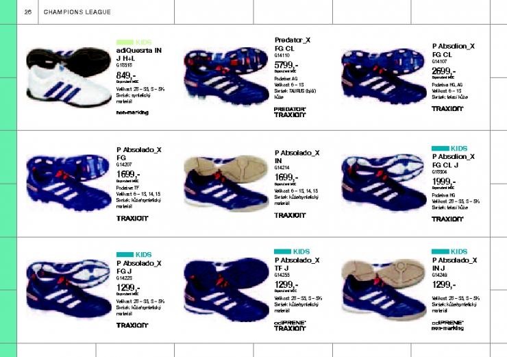 leták Adidas leták fotbal strana 1 leták Adidas leták fotbal strana 1