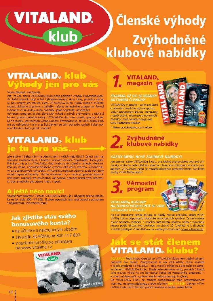 leták Vitaland akční leták strana 1 leták Vitaland akční leták strana 1