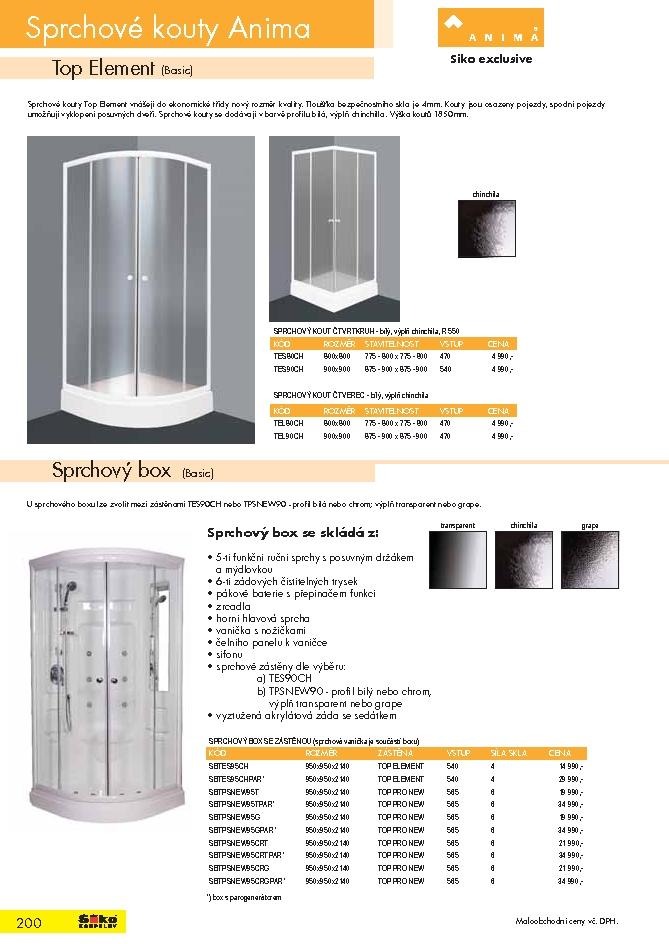 leták Siko koupelny katalog 3. část strana 1 leták Siko koupelny katalog 3. část strana 1