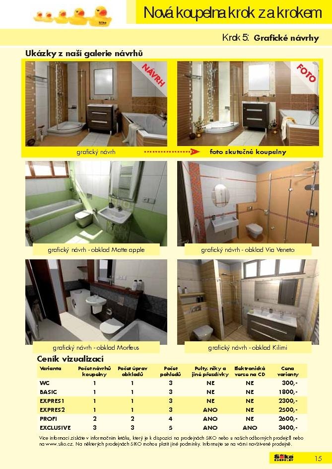 leták Siko koupelny katalog 1. část strana 1 leták Siko koupelny katalog 1. část strana 1