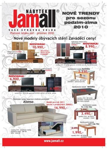 leták Jamall nábytek akční leták strana 1 leták Jamall nábytek akční leták strana 1