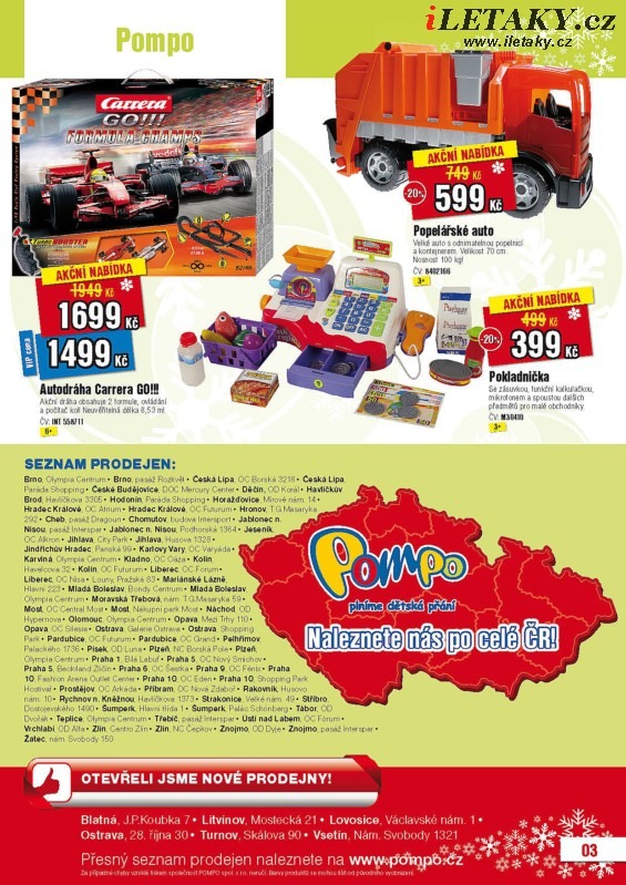 leták Pompo strana 1 leták Pompo strana 1