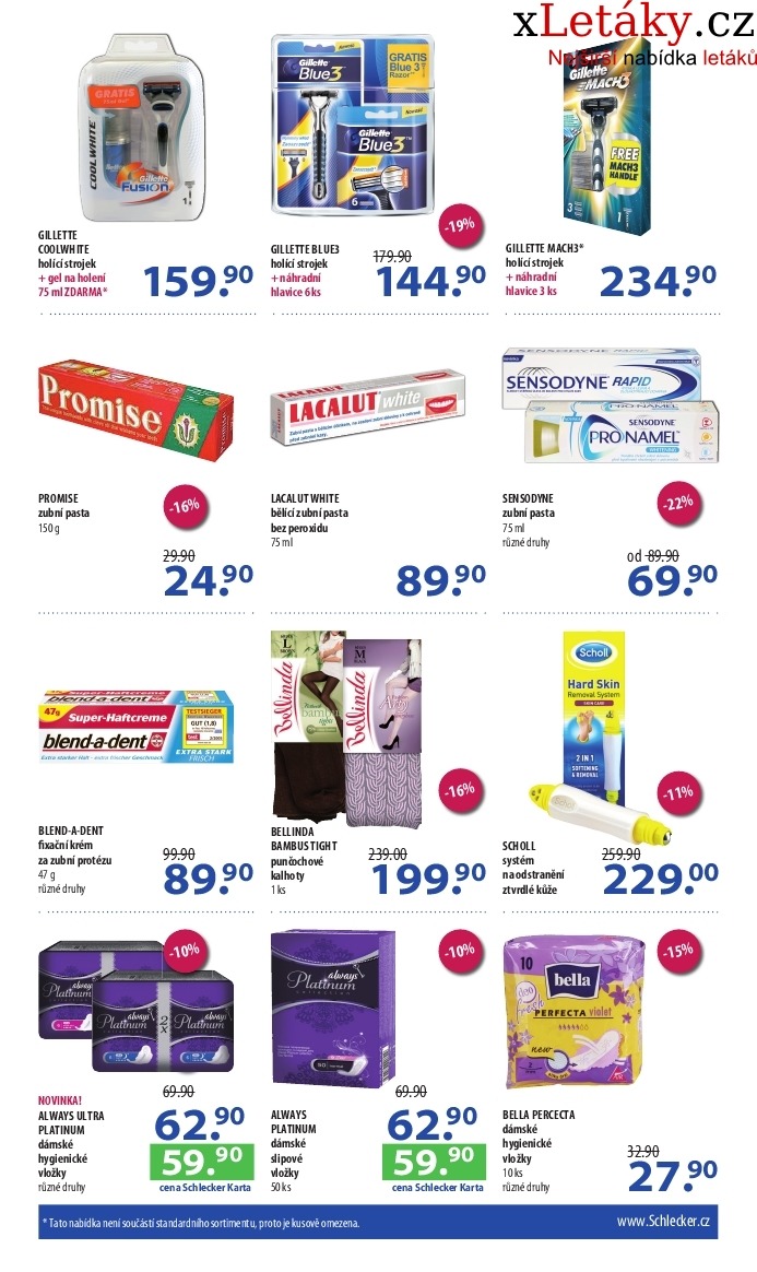 leták Schlecker akční leták strana 1 leták Schlecker akční leták strana 1