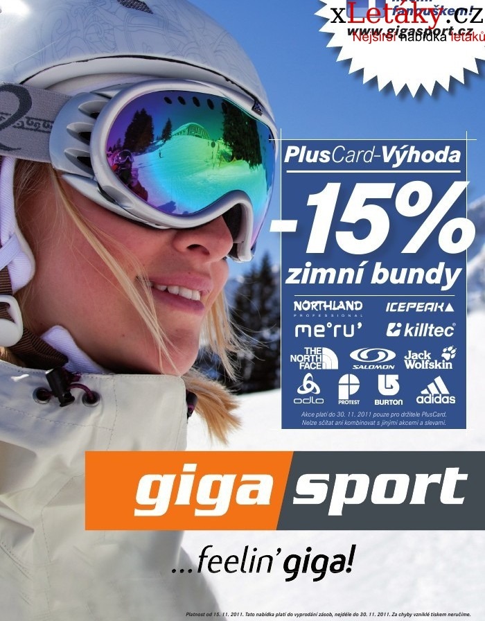 leták Gigasport aktuální leták strana 1 leták Gigasport aktuální leták strana 1