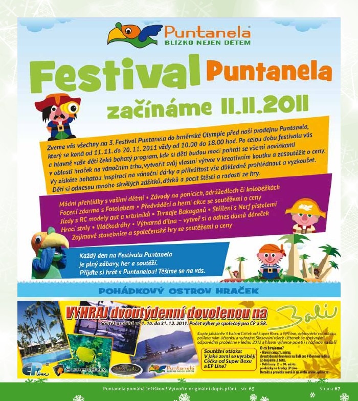 leták Puntanela strana 1 leták Puntanela strana 1