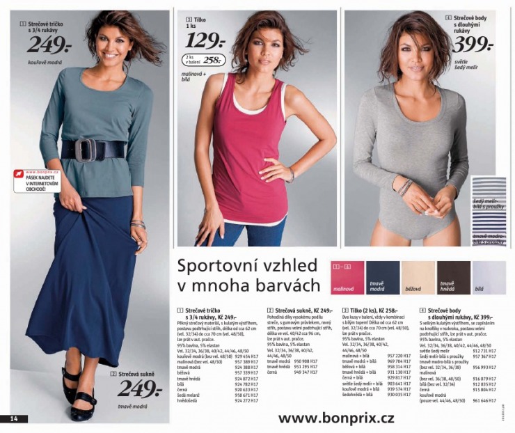 leták Bonprix strana 1 leták Bonprix strana 1