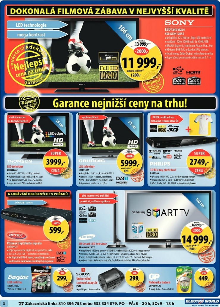 leták Electro World strana 1 leták Electro World strana 1