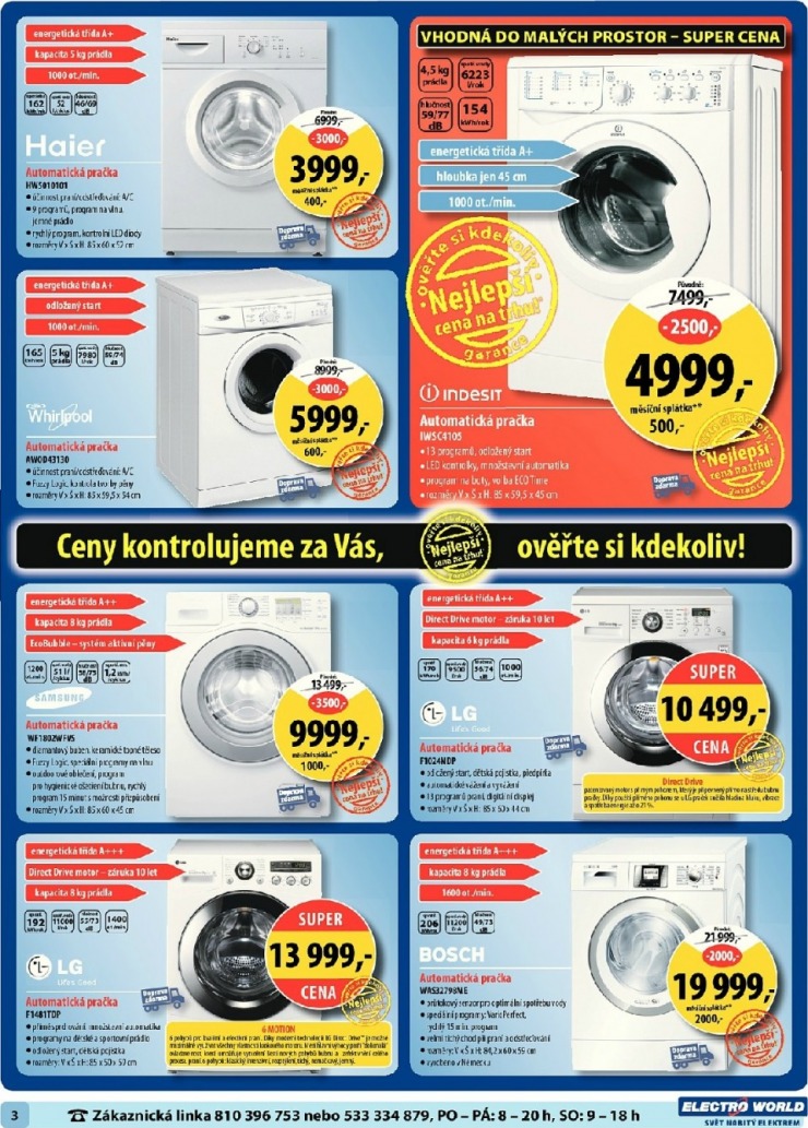 leták Electro World strana 1 leták Electro World strana 1