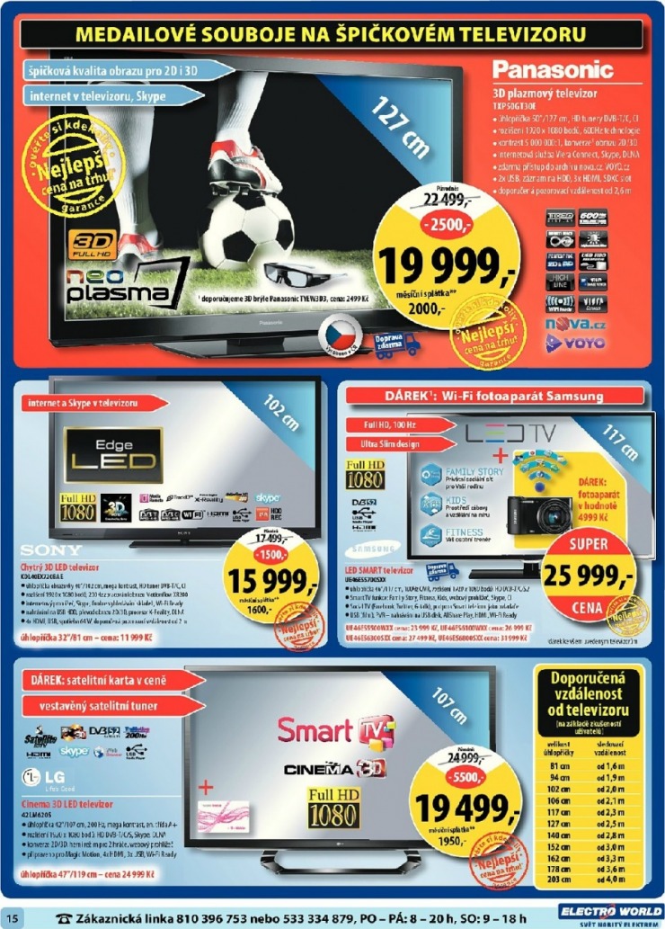 leták Electro World strana 1 leták Electro World strana 1