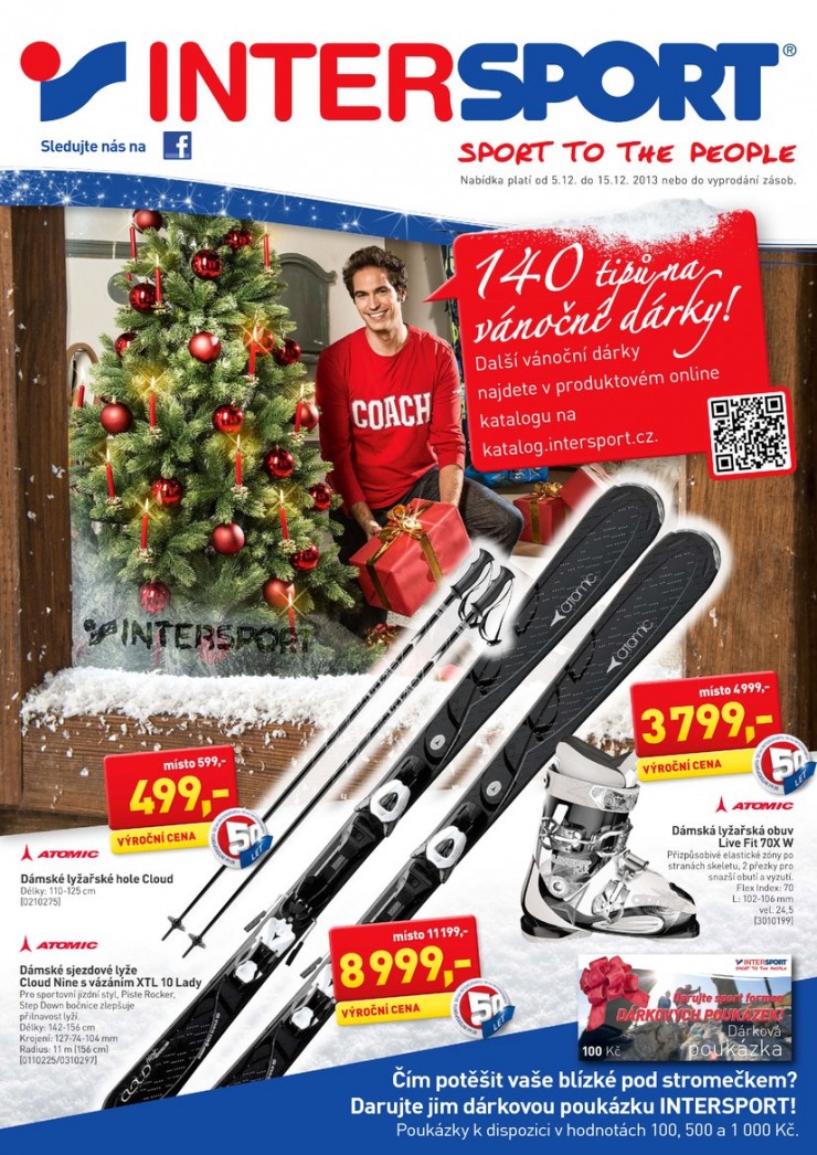 leták Intersport Aktuální leták od 5.12.2013 strana 1 leták Intersport Aktuální leták od 5.12.2013 strana 1