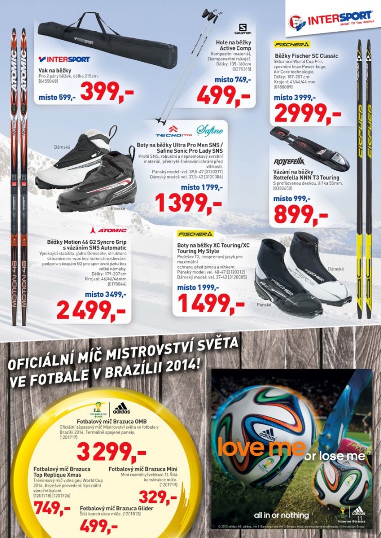 leták Intersport Aktuální leták od 5.12.2013 strana 1 leták Intersport Aktuální leták od 5.12.2013 strana 1
