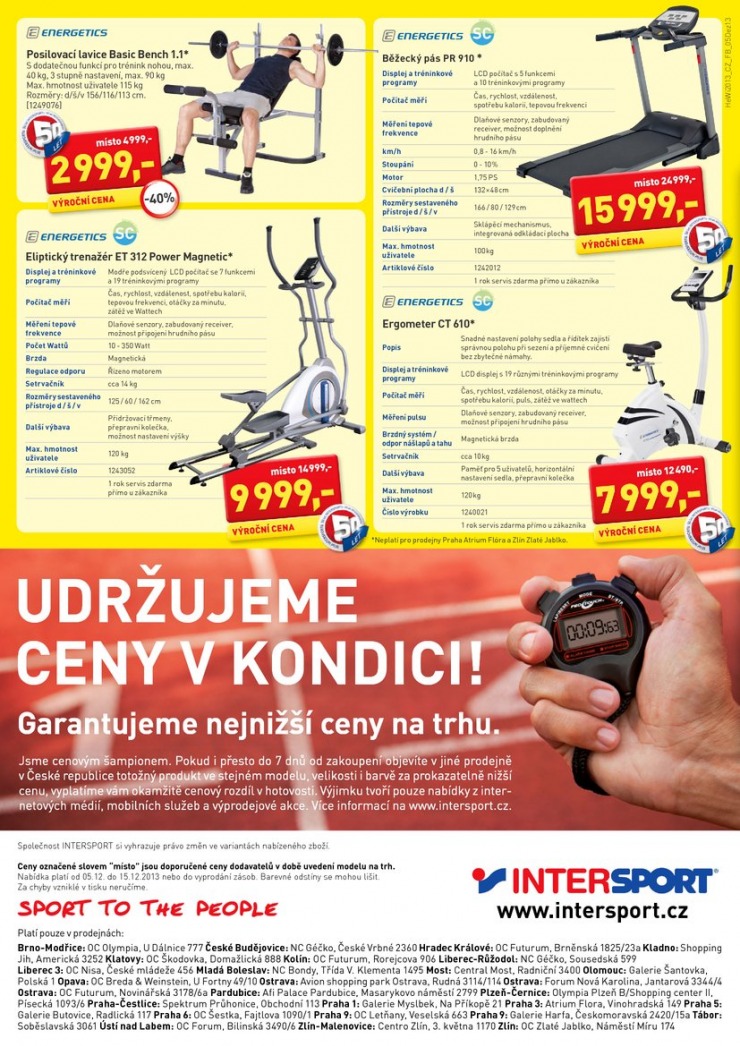 leták Intersport Aktuální leták od 5.12.2013 strana 1 leták Intersport Aktuální leták od 5.12.2013 strana 1