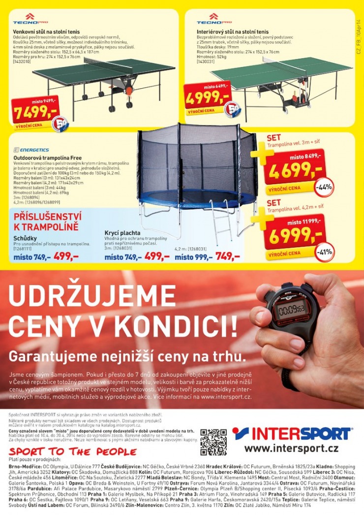 leták Intersport Aktuální leták od 10.4.2014 strana 1 leták Intersport Aktuální leták od 10.4.2014 strana 1