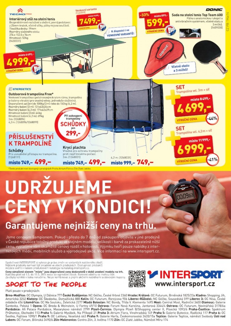 leták Intersport Aktuální leták od 1.5.2014 strana 1 leták Intersport Aktuální leták od 1.5.2014 strana 1