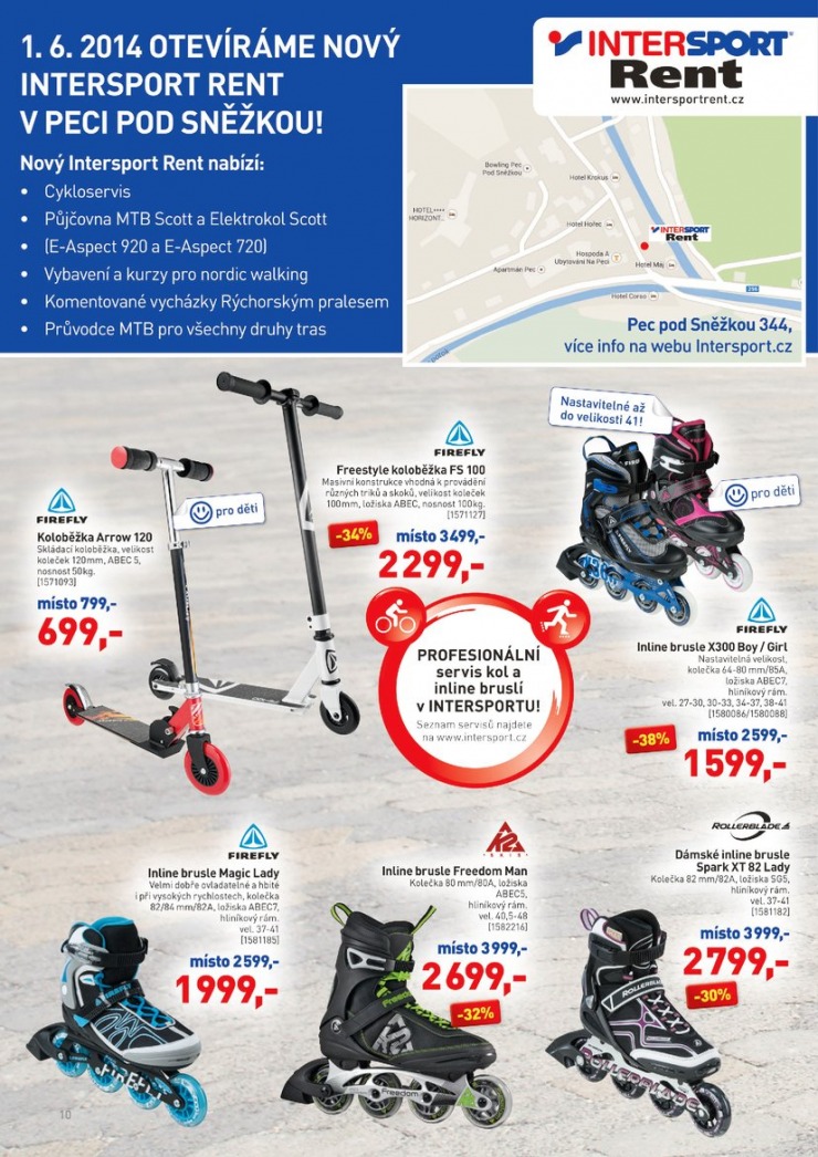 leták Intersport Aktuální leták od 5.6.2014 strana 1 leták Intersport Aktuální leták od 5.6.2014 strana 1