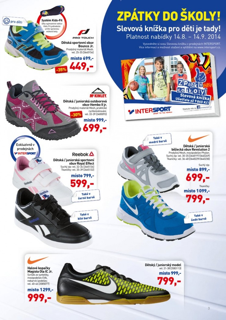 leták Intersport Aktuální leták od 14.8.2014 strana 1 leták Intersport Aktuální leták od 14.8.2014 strana 1