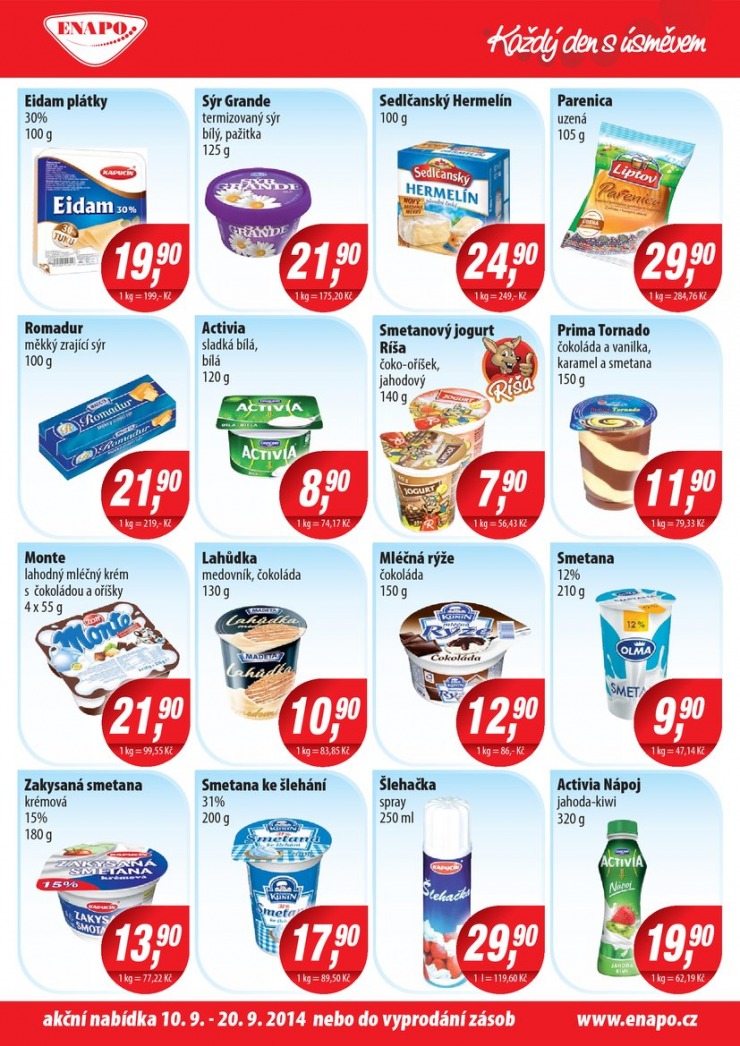leták Enapo Magazín od 10.9.2014 strana 1 leták Enapo Magazín od 10.9.2014 strana 1