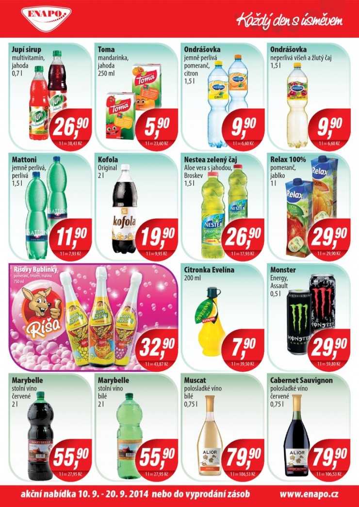 leták Enapo Magazín od 10.9.2014 strana 1 leták Enapo Magazín od 10.9.2014 strana 1