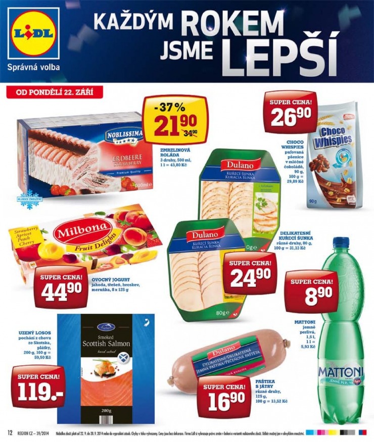 leták Lidl Akční nabídka od 22.9.2014 strana 1 leták Lidl Akční nabídka od 22.9.2014 strana 1