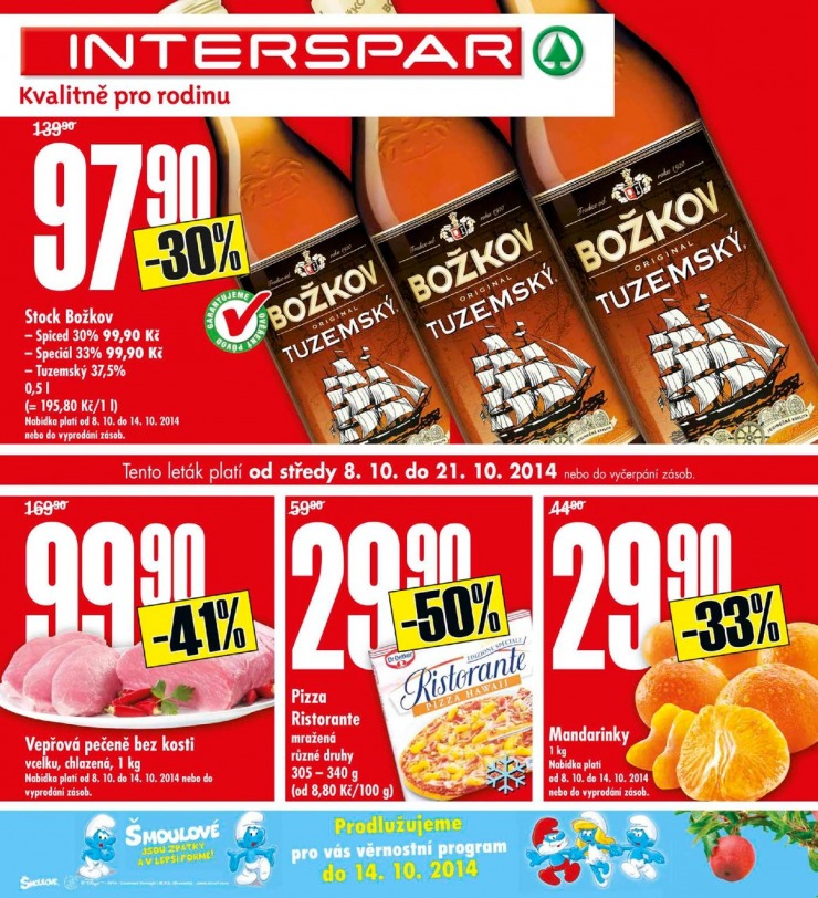 leták Interspar Akční nabídka od 8.10.2014 strana 1 leták Interspar Akční nabídka od 8.10.2014 strana 1