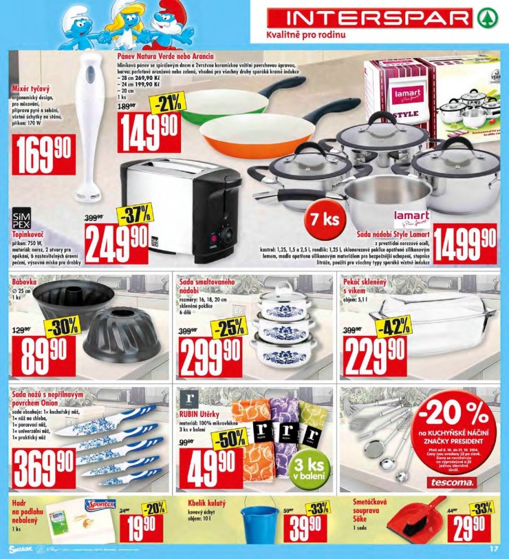 leták Interspar Akční nabídka od 8.10.2014 strana 1 leták Interspar Akční nabídka od 8.10.2014 strana 1