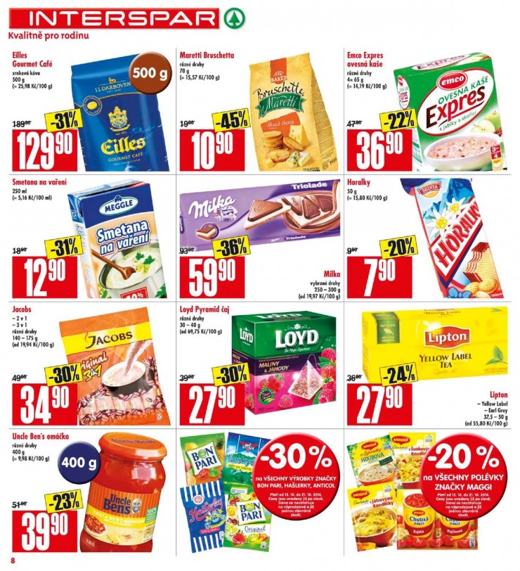 leták Interspar Akční nabídka od 15.10.2014 strana 1 leták Interspar Akční nabídka od 15.10.2014 strana 1