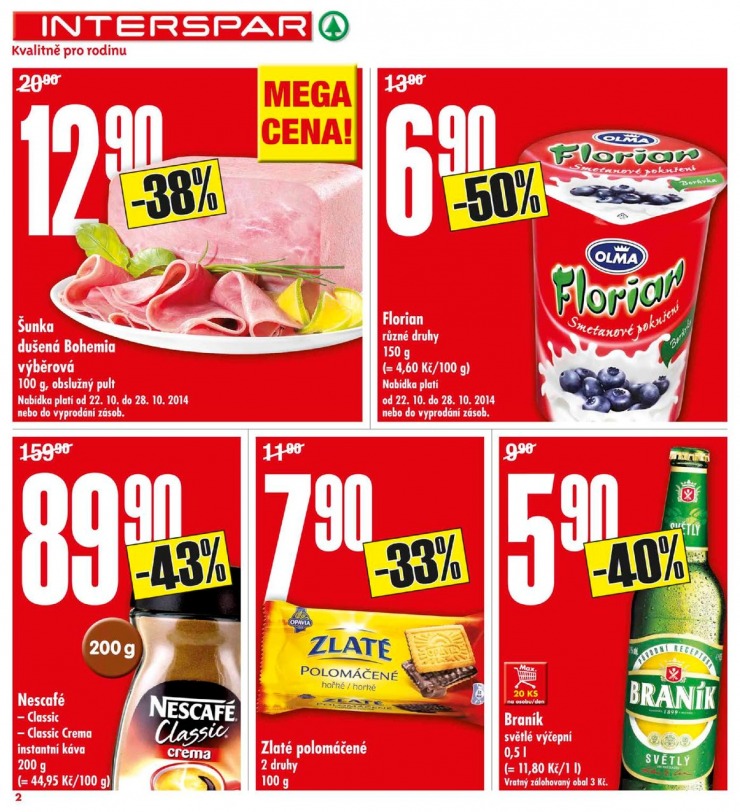 leták Interspar Akční nabídka od 22.10.2014 strana 1 leták Interspar Akční nabídka od 22.10.2014 strana 1