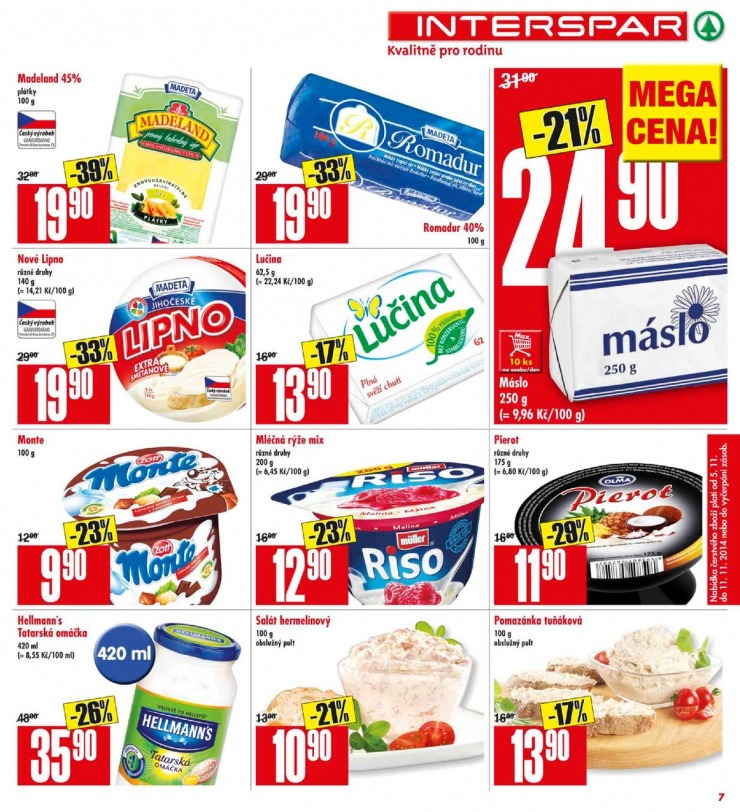 leták Interspar Akční nabídka od 5.11.2014 strana 1 leták Interspar Akční nabídka od 5.11.2014 strana 1