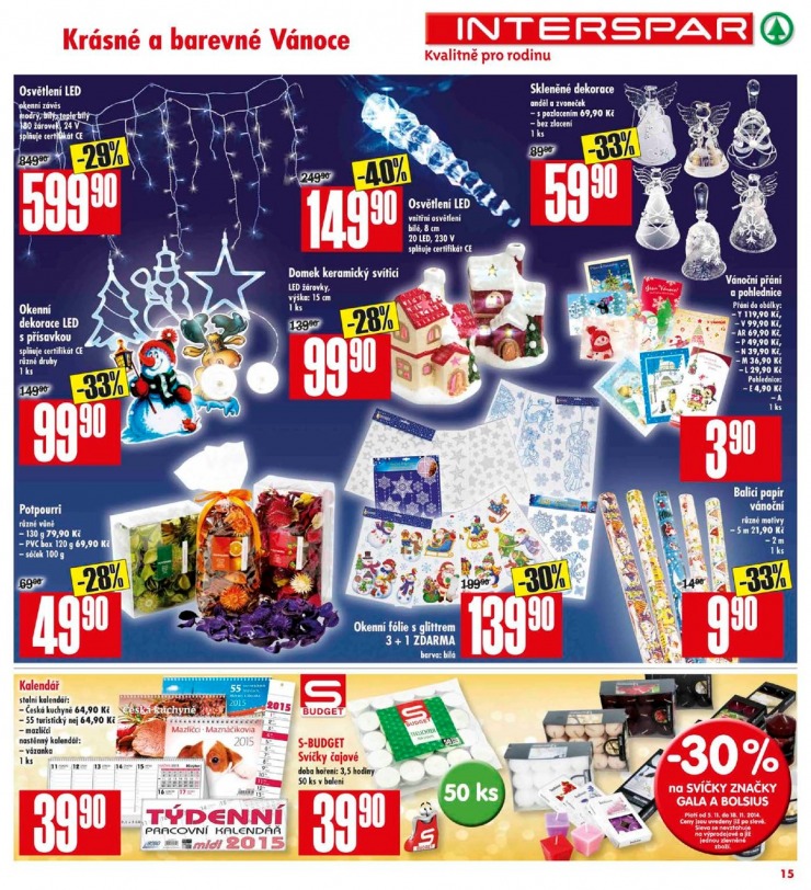 leták Interspar Akční nabídka od 5.11.2014 strana 1 leták Interspar Akční nabídka od 5.11.2014 strana 1