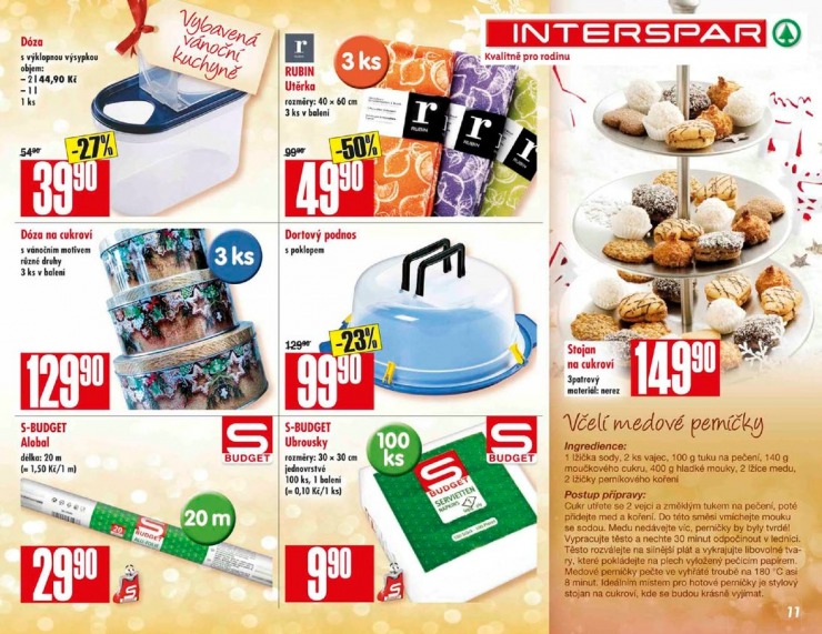 leták Interspar Pečení od 8.10.2014 strana 1 leták Interspar Pečení od 8.10.2014 strana 1