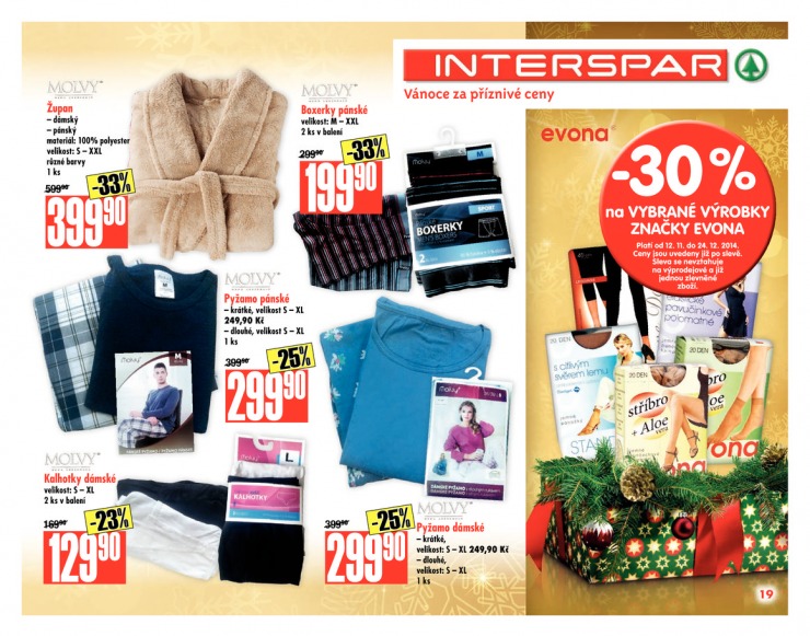 leták Interspar Vánoce od 12.11.2014 strana 1 leták Interspar Vánoce od 12.11.2014 strana 1