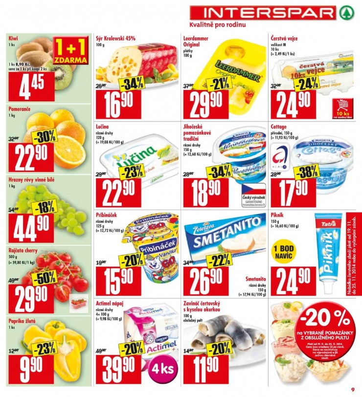 leták Interspar Akční nabídka od 19.11.2014 strana 1 leták Interspar Akční nabídka od 19.11.2014 strana 1