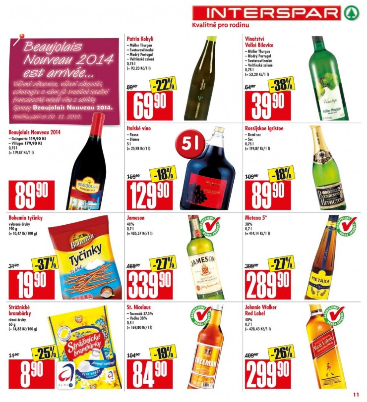 leták Interspar Akční nabídka od 19.11.2014 strana 1 leták Interspar Akční nabídka od 19.11.2014 strana 1
