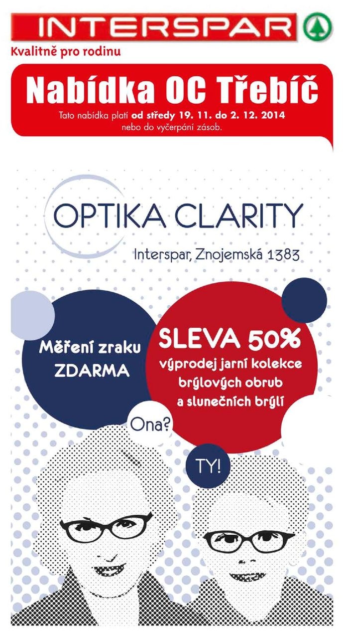 leták Interspar Akční nabídka od 19.11.2014 strana 1 leták Interspar Akční nabídka od 19.11.2014 strana 1