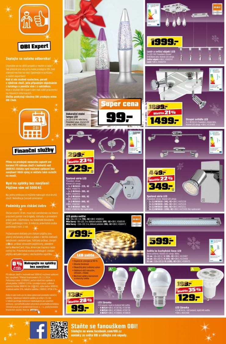 leták OBI Aktuální leták od 20.11.2014 strana 1 leták OBI Aktuální leták od 20.11.2014 strana 1