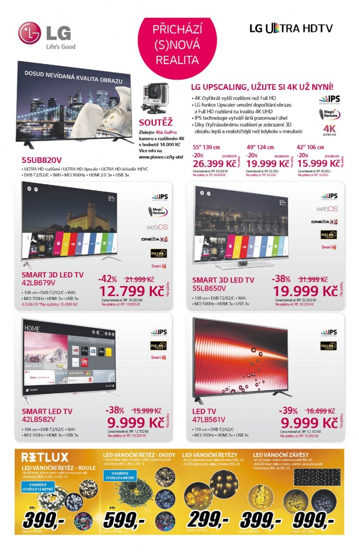 leták Planeo Elektro Akční leták od 26.11.2014 strana 1 leták Planeo Elektro Akční leták od 26.11.2014 strana 1