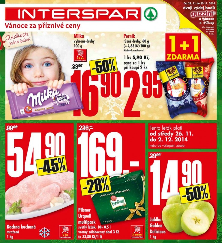leták Interspar Akční nabídka od 26.11.2014 strana 1 leták Interspar Akční nabídka od 26.11.2014 strana 1