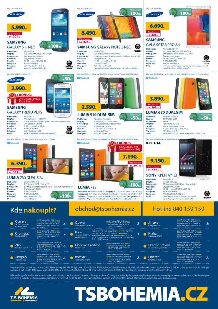 leták T.S. Bohemia Virtuální katalog od 1.12.2014 strana 1 leták T.S. Bohemia Virtuální katalog od 1.12.2014 strana 1