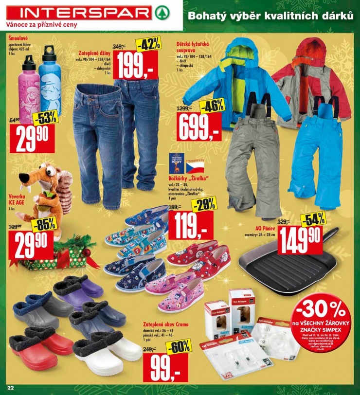 leták Interspar Akční nabídka od 10.12.2014 strana 1 leták Interspar Akční nabídka od 10.12.2014 strana 1