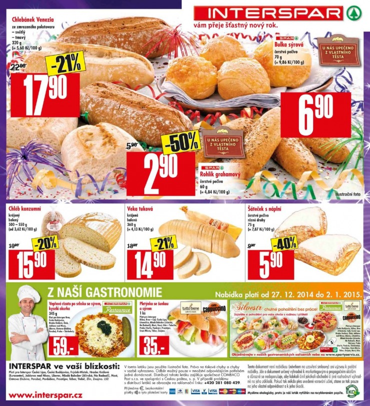 leták Interspar Akční nabídka od 27.12.2014 strana 1 leták Interspar Akční nabídka od 27.12.2014 strana 1