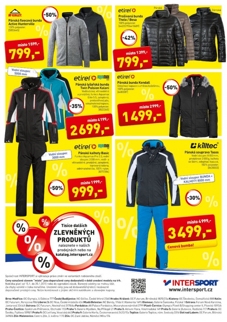 letk Intersport Aktuln letk od 15. 1. 2015 strana 1