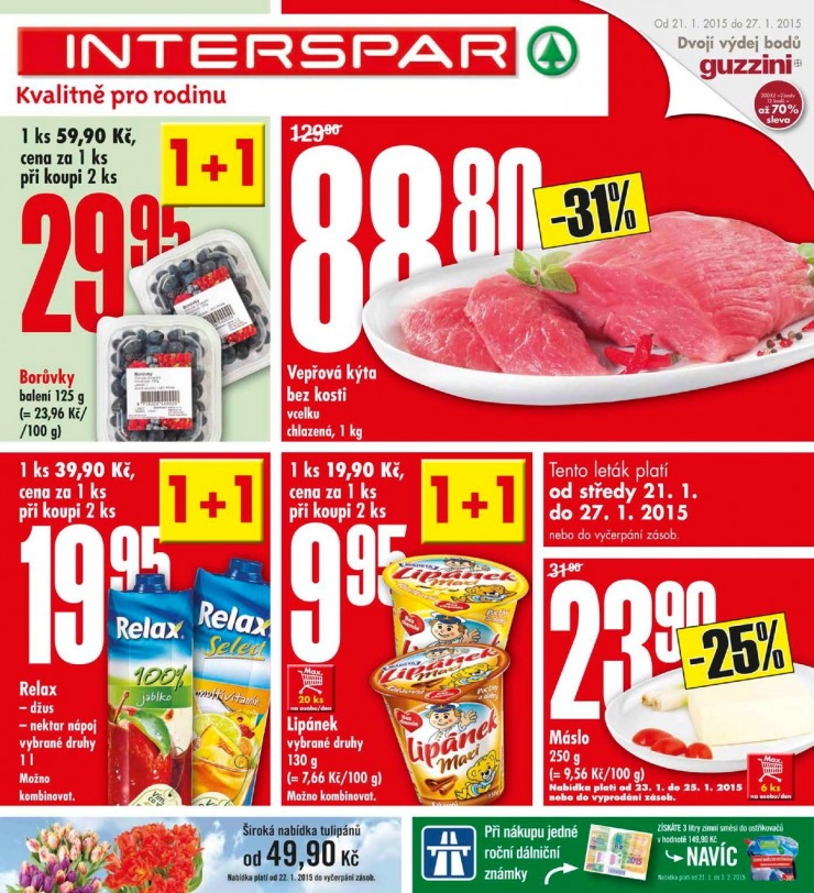 leták Interspar Akční nabídka od 21.1.2015 strana 1 leták Interspar Akční nabídka od 21.1.2015 strana 1