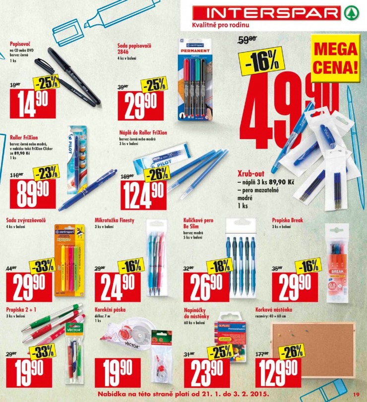 leták Interspar Akční nabídka od 21.1.2015 strana 1 leták Interspar Akční nabídka od 21.1.2015 strana 1