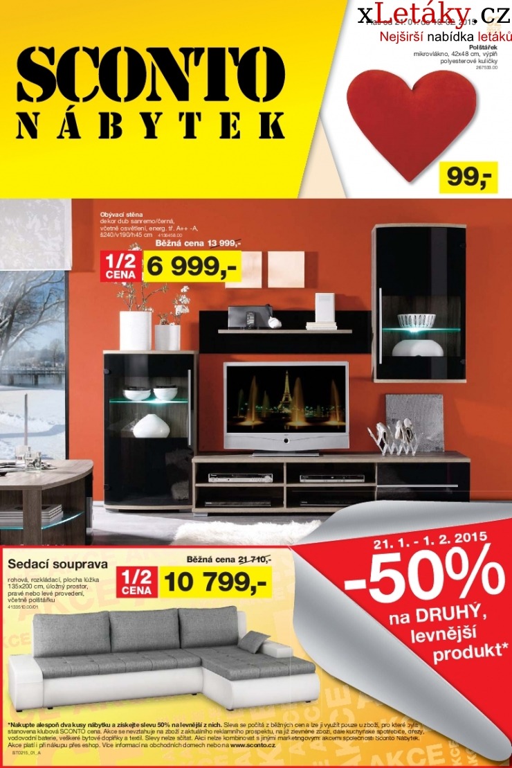 leták Sconto nábytek leták strana 1 leták Sconto nábytek leták strana 1