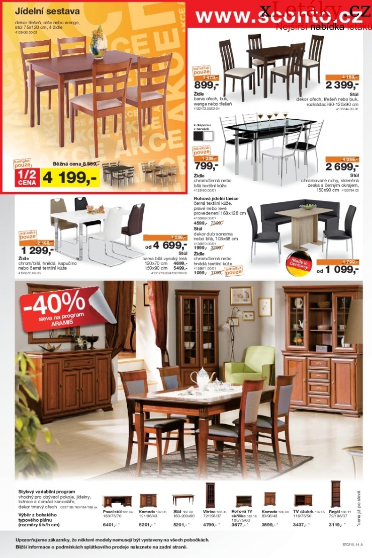 leták Sconto nábytek leták strana 1 leták Sconto nábytek leták strana 1