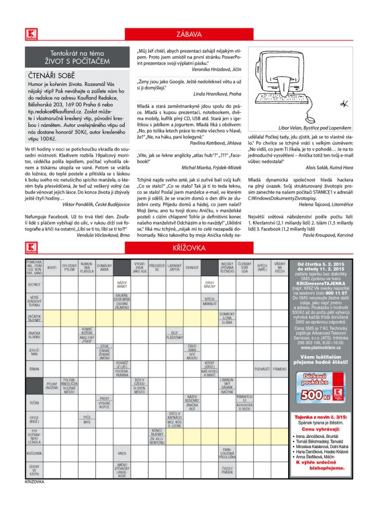 leták Kaufland Aktuální nabídka od 5.2.2015 strana 1 leták Kaufland Aktuální nabídka od 5.2.2015 strana 1