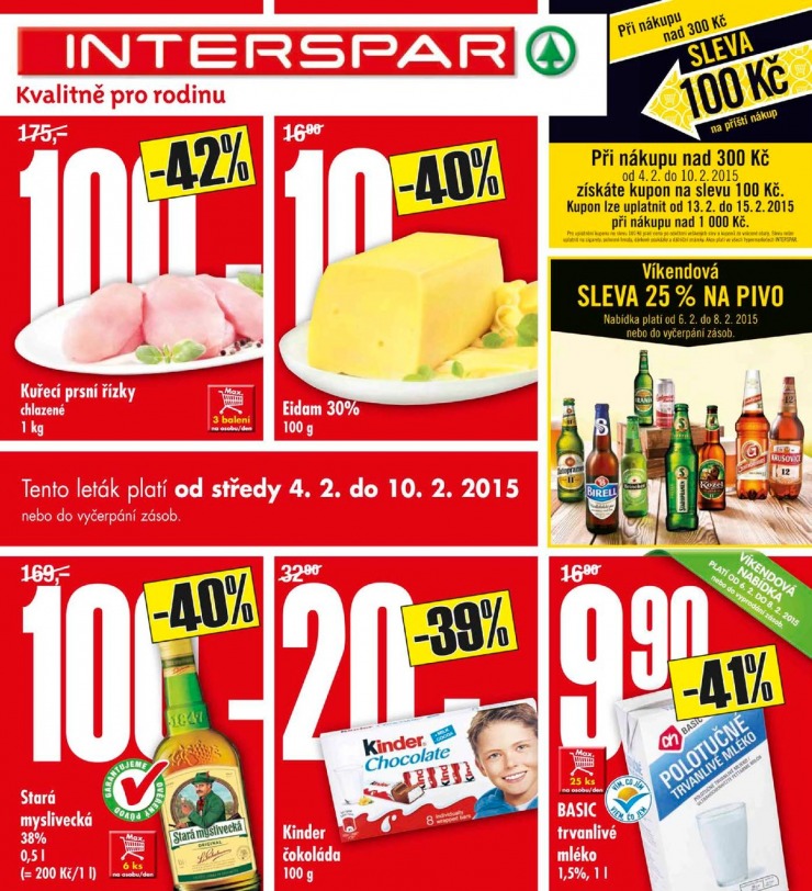 leták Intersport Aktuální leták od 4.2.2015 strana 1 leták Intersport Aktuální leták od 4.2.2015 strana 1