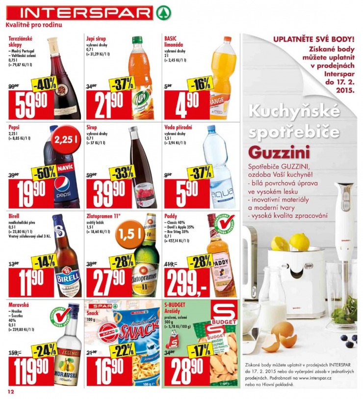 leták Intersport Aktuální leták od 4.2.2015 strana 1 leták Intersport Aktuální leták od 4.2.2015 strana 1
