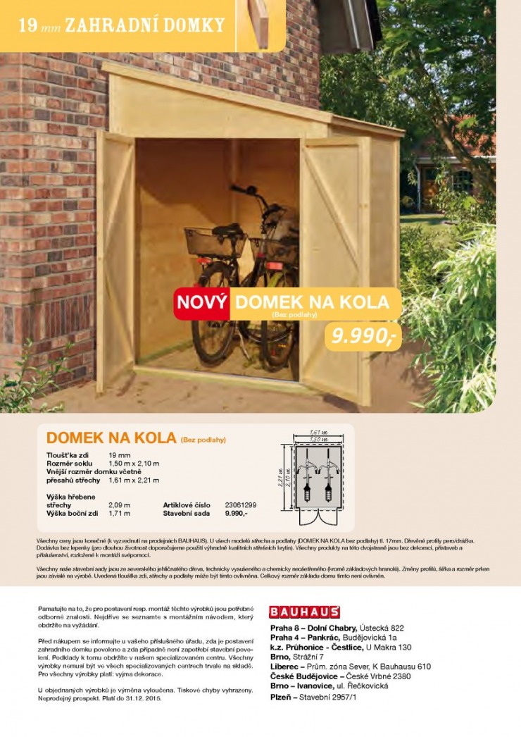 leták Bauhaus Zahradní domky od 16.2.2015 strana 1 leták Bauhaus Zahradní domky od 16.2.2015 strana 1