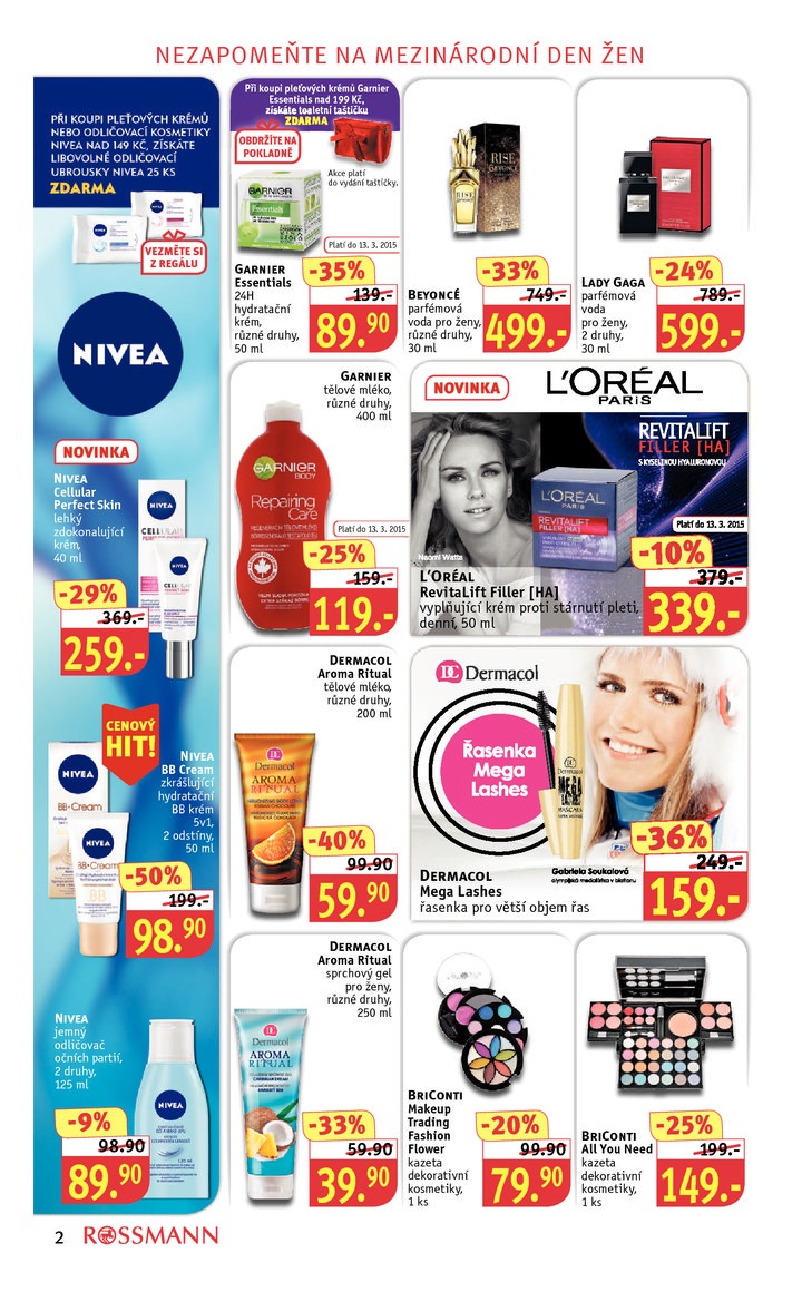 leták Rossmann Leták od 2.3.2015 strana 1 leták Rossmann Leták od 2.3.2015 strana 1